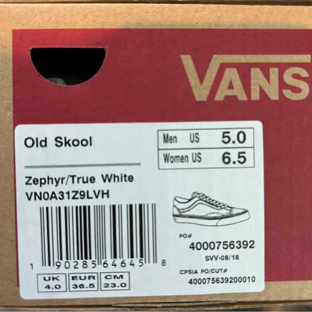 Vans Old Skool - Zephyr and White - Picture 7 of 7